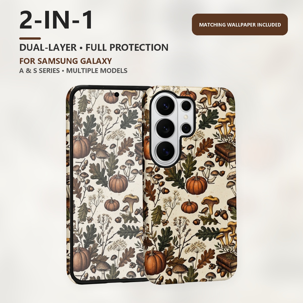 Samsung Galaxy S24 - Custodia per telefono 2-in-1 a doppio