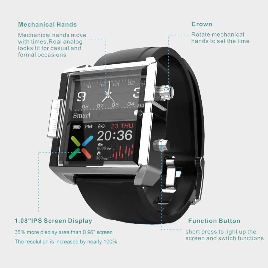 T9 Smartwatch ibrido cardiofre - Smartwatch Custom recensione e prezzo
