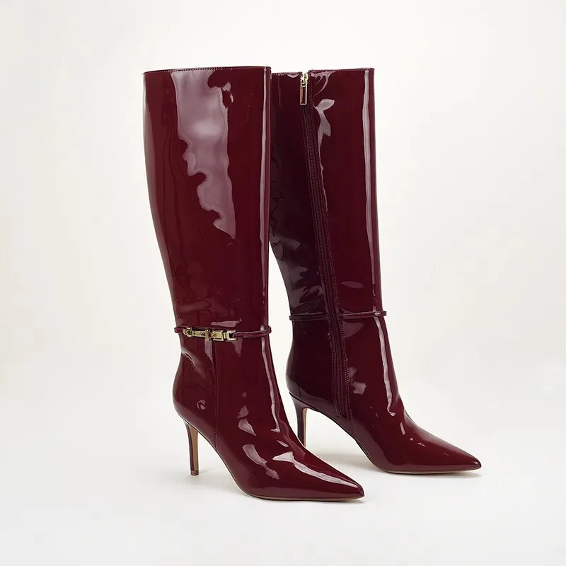 Stivali Lunghi da Donna in Pel - Leather Classic Strap recensione e prezzo